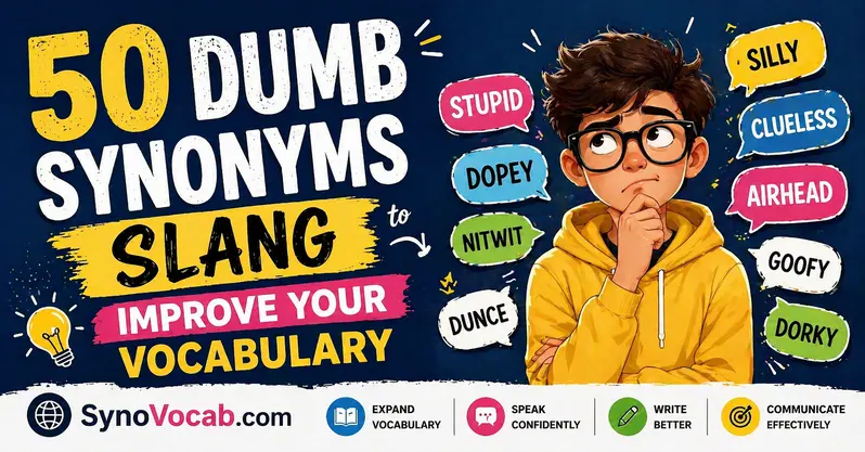 Dumb Synonyms Slang