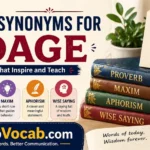 Synonyms for Adage