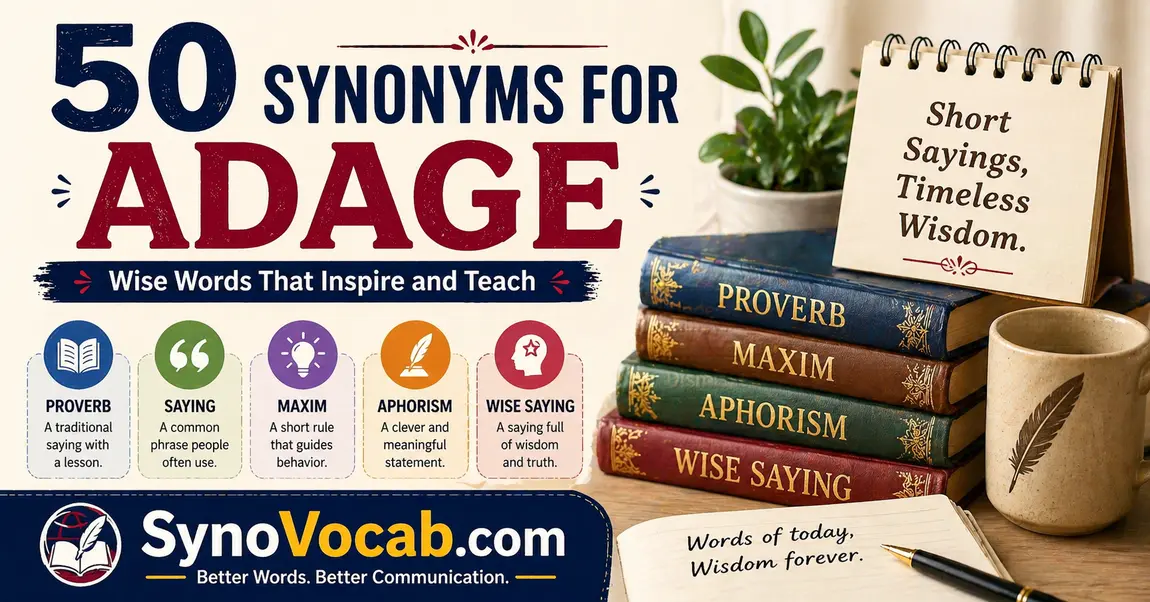 Synonyms for Adage