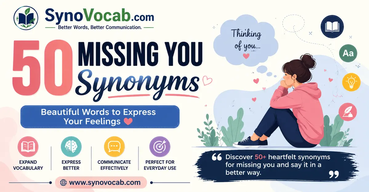 Missing You Synonyms