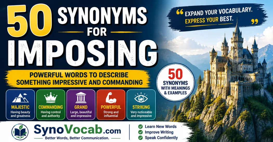 Synonyms for Imposing