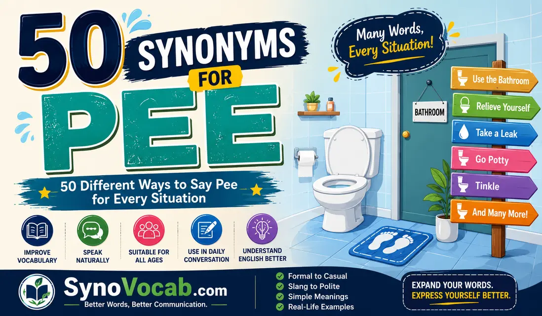 Synonyms for Pee