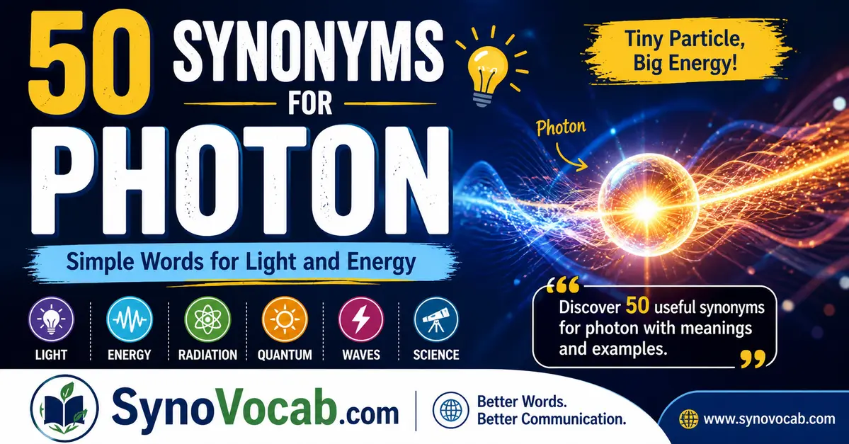 Synonyms for Photon