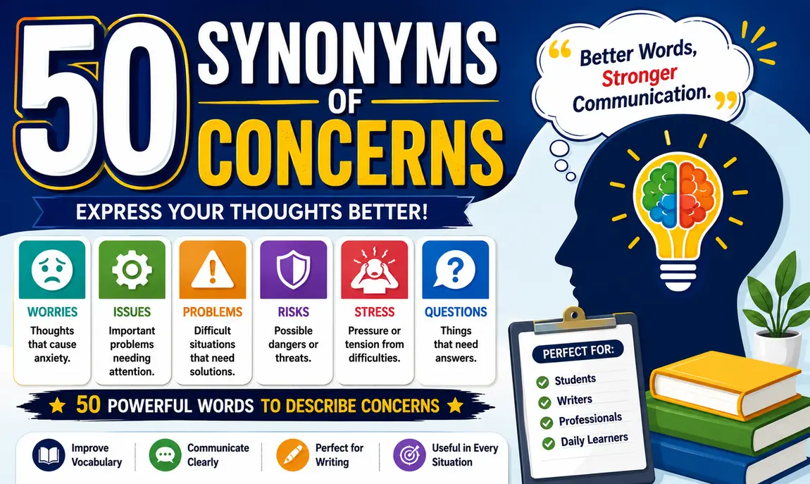 Synonyms of Concerns