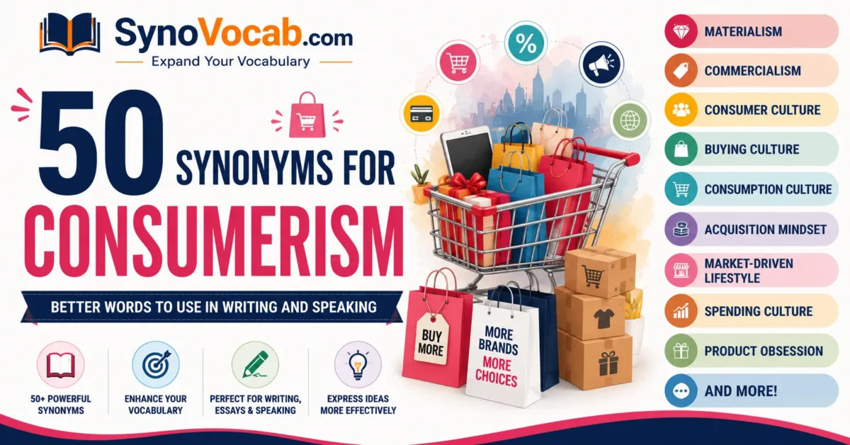 50 Consumerism Synonyms