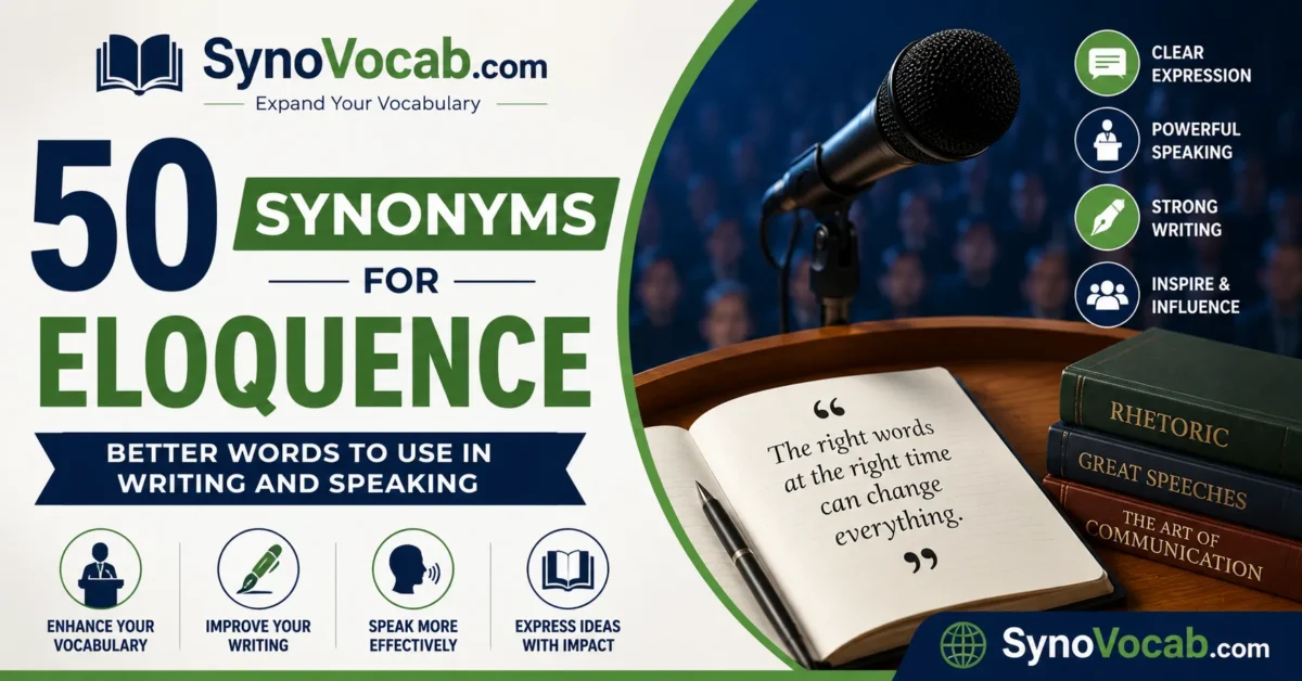 50 Synonyms for Eloquence