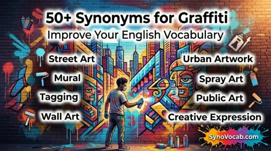 50+ Synonyms for Graffiti