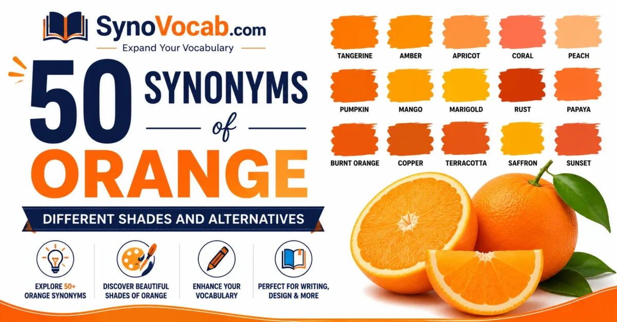 Synonyms of Orange