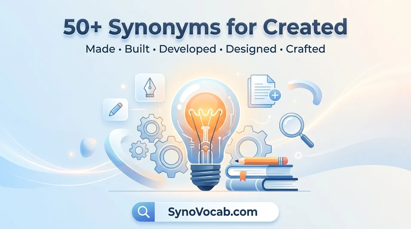 50+ Synonyms to Created