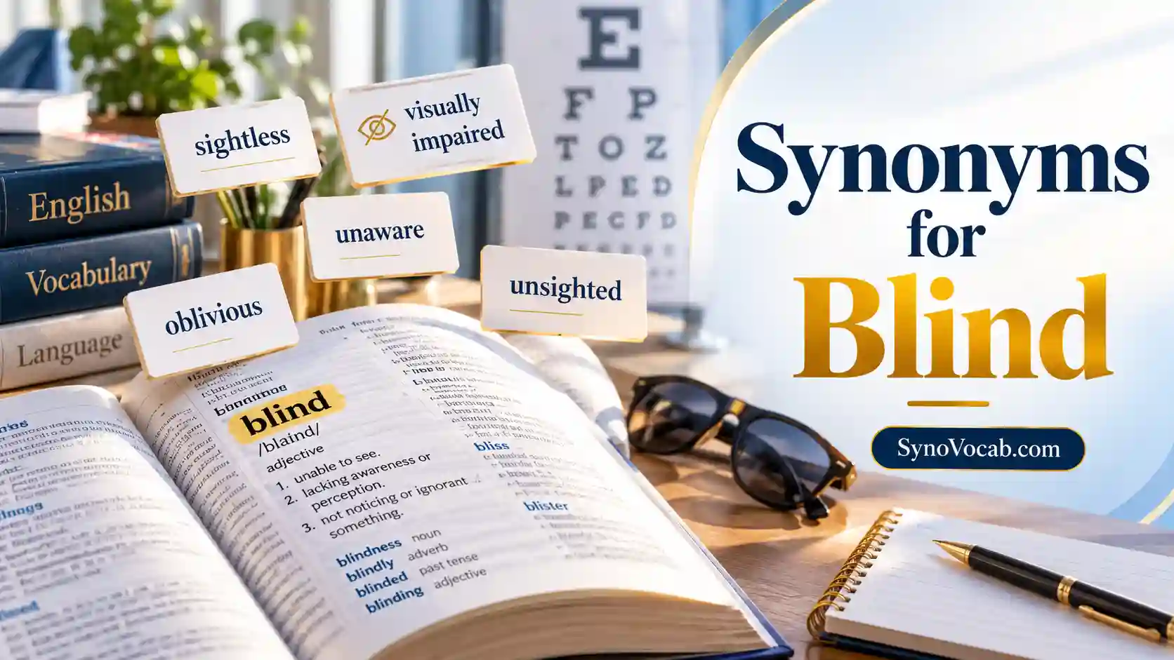Synonyms for Blind