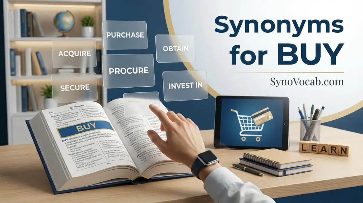 Synonyms for Buy