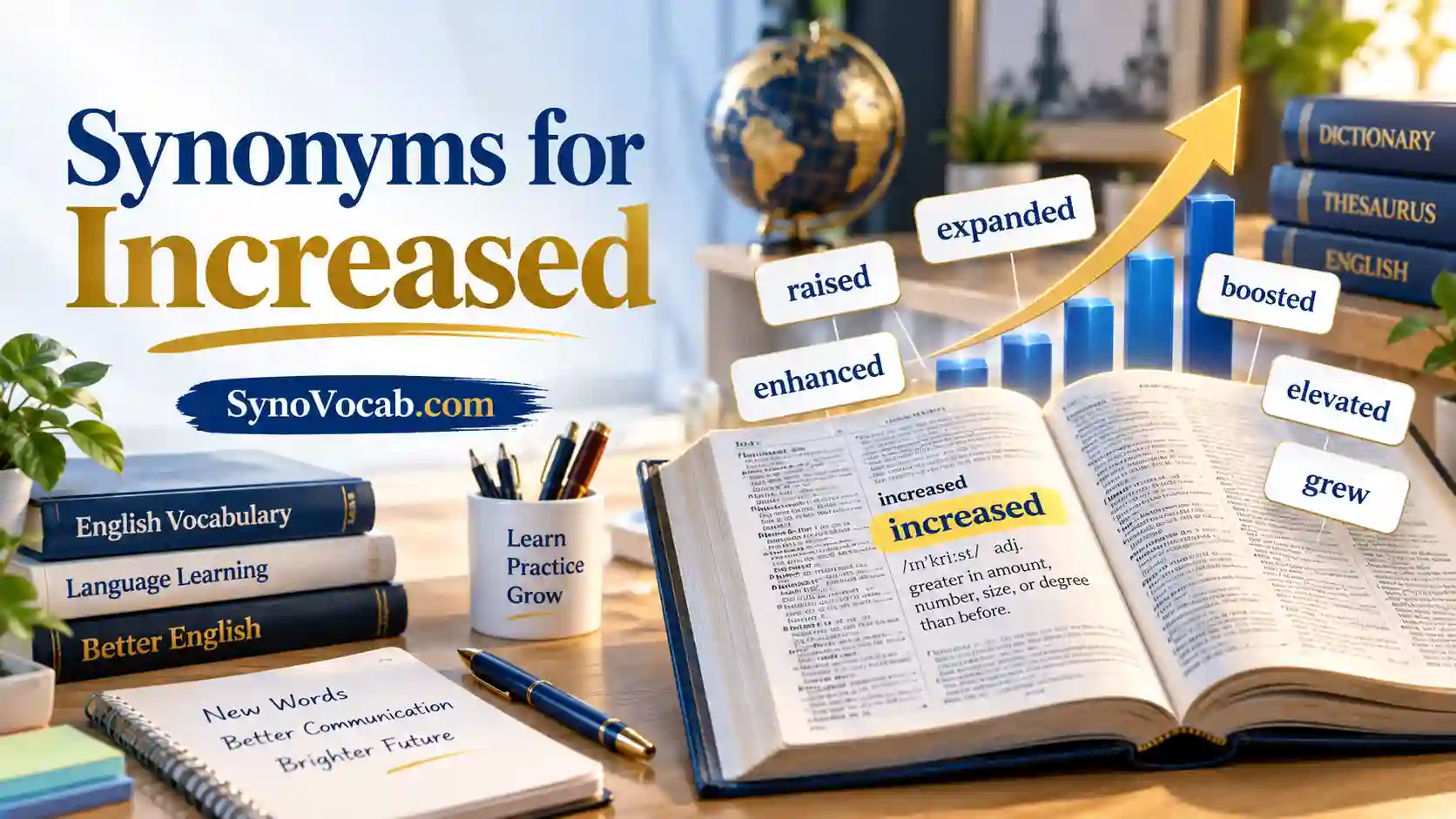 Synonyms for Increased