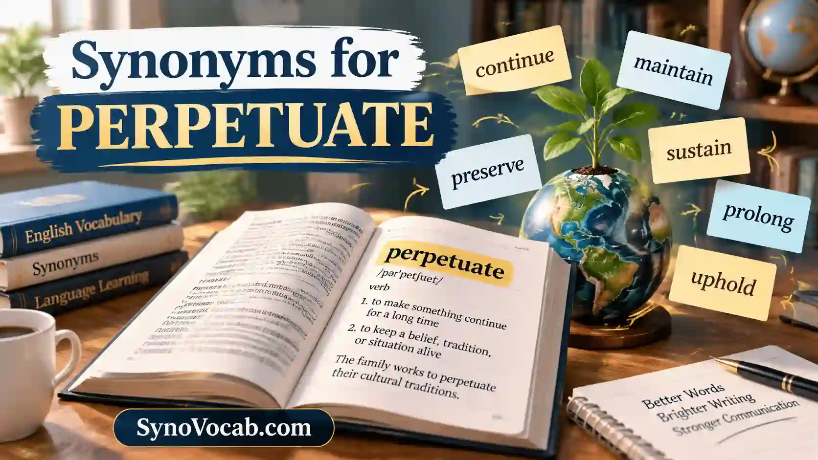 Synonyms for Perpetuate