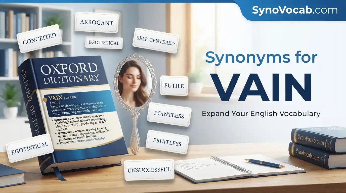 Synonyms for Vain