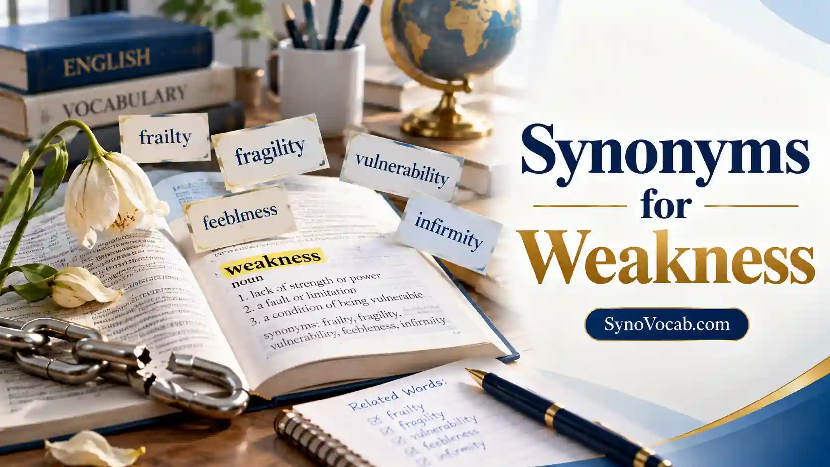 Synonyms for Weakness