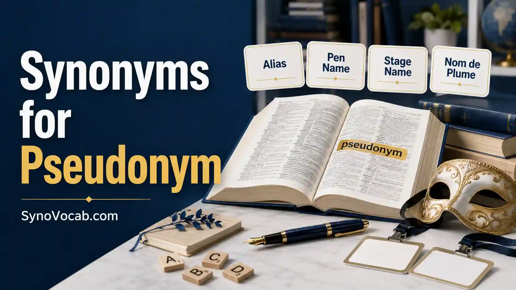 Synonyms of Pseudonym