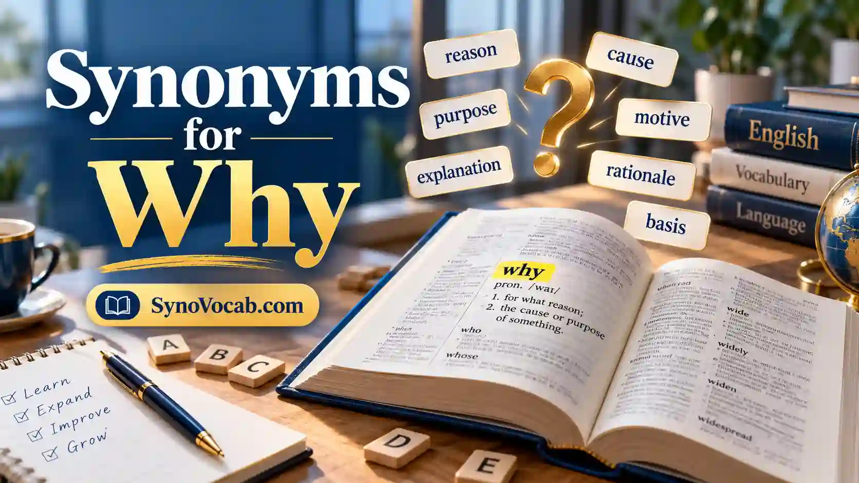 Synonyms for Why
