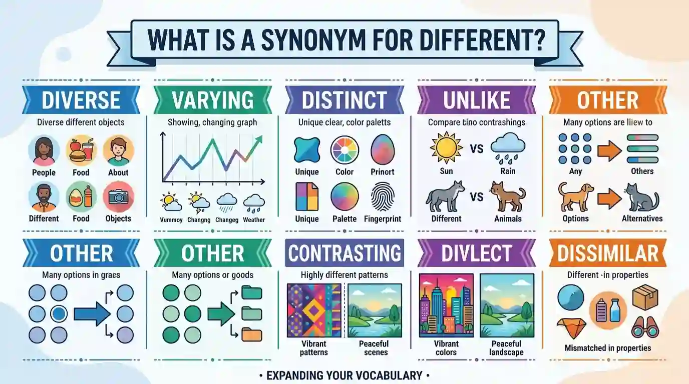 what is a synonym for different