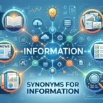 what is a synonym for information
